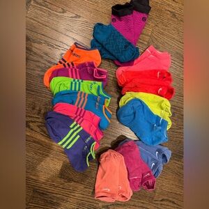 Lululemon, Nike, Adidas Colorful Socks